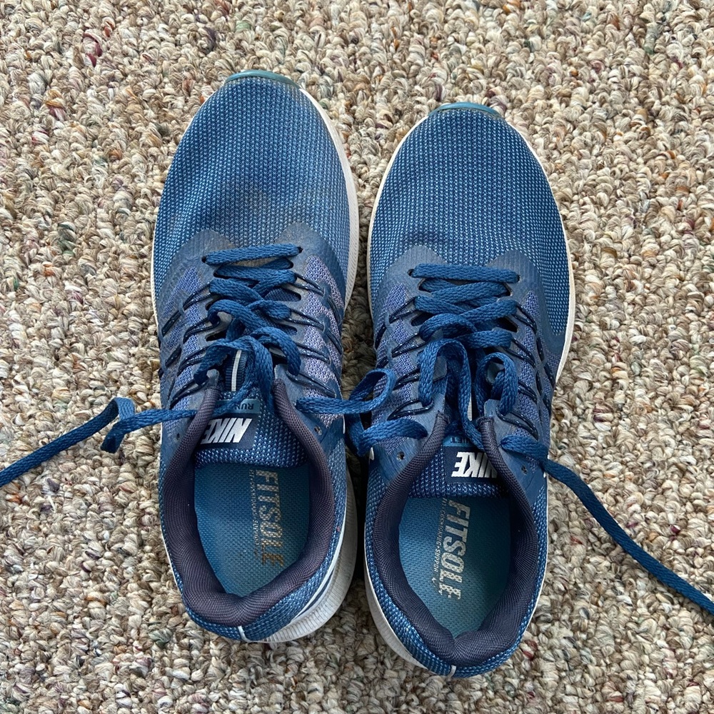 Blue Nike Running Shoes